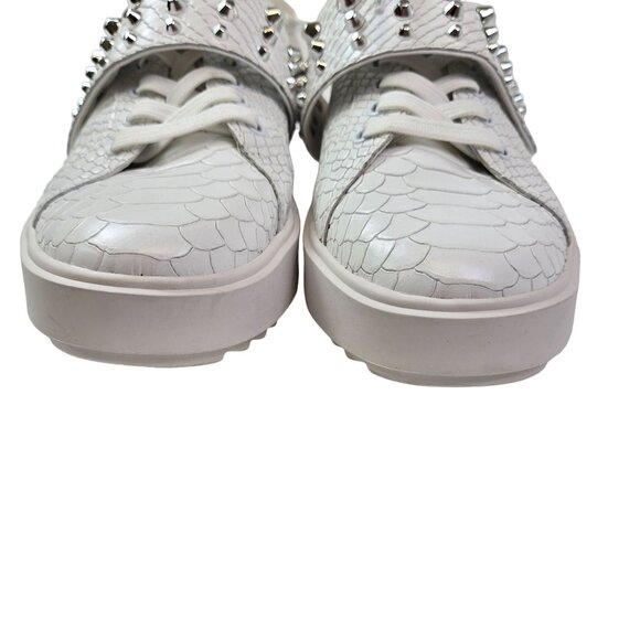 NWT/NWOB Michael Michael Kors Leather Grove Studded Platform Sneakers Size 9 - Picture 9 of 12